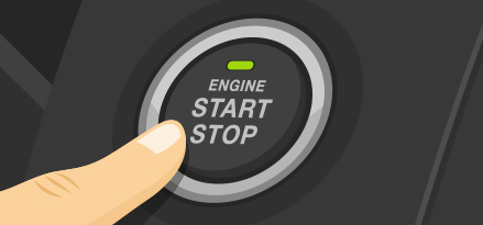 Qualcuno preme il pulsante start/stop e spegne il motore