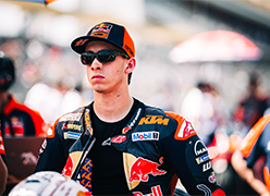 Pedro Acosta in Red Bull racing suit